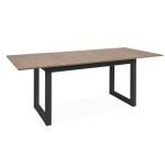 Tavolo allungabile Austin 80A piano colore legno e gambe antracite