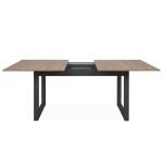 Tavolo allungabile Austin 80A piano colore legno e gambe antracite