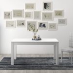 Tavolo allungabile FIRENZE 140x85 bianco frassinato