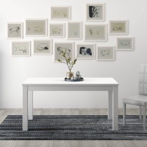 Tavolo allungabile FIRENZE 140x85 bianco frassinato