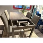 Tavolo allungabile Firenze rovere grafite 120x80