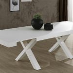 Tavolo allungabile Gondar 180x100 bianco larice