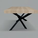 Tavolo allungabile Iron Gondar 160x90 olmo