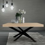 Tavolo allungabile Iron Gondar 160x90 olmo