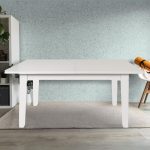 Tavolo allungabile Ligure 180 laccato bianco opaco
