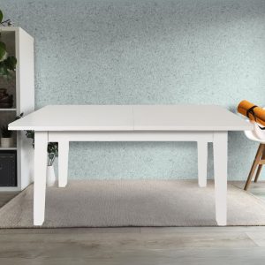Tavolo allungabile Ligure 180 laccato bianco opaco