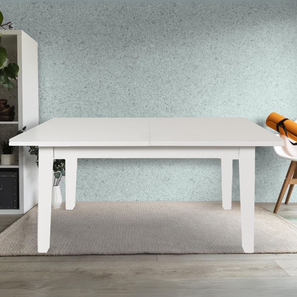 Tavolo allungabile Ligure 180 laccato bianco opaco