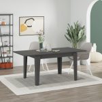 Tavolo allungabile Megaron antracite 120x80 cm