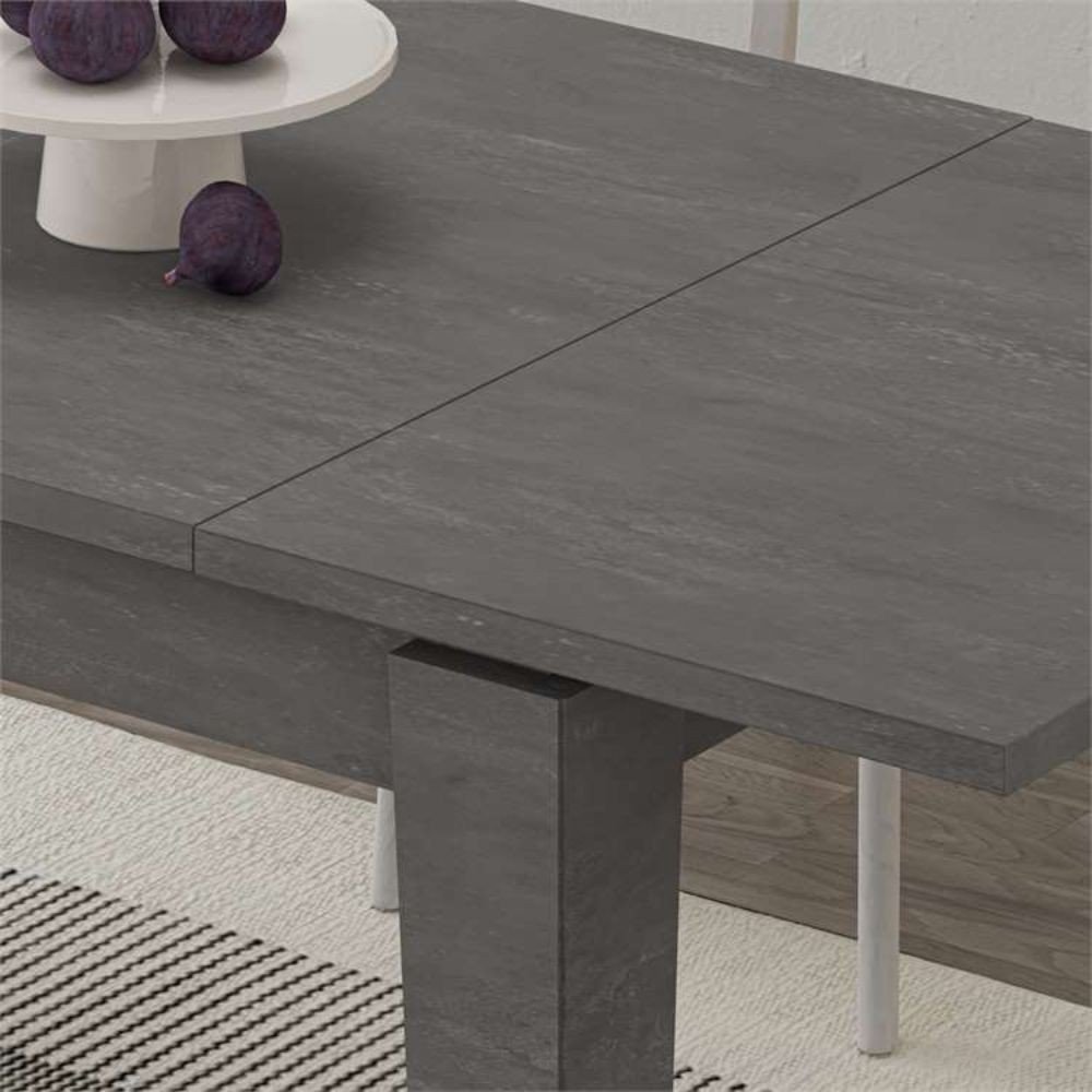 Tavolo allungabile Megaron retro grey 120x80 cm.