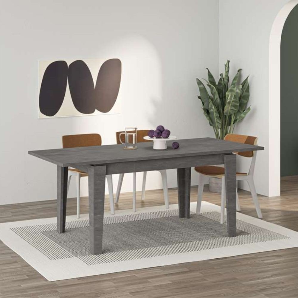Tavolo allungabile Megaron retro grey 120x80 cm.
