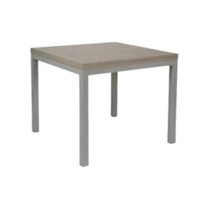 Tavolo allungabile Monster 90x90 struttura alluminio e piano larice grigio