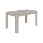 Tavolo allungabile Tolmen cashmere 140x80 allungabile a 190 cm.