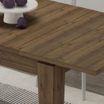 Tavolo allungabile Tolmen hitit noce140x80 allungabile a 190 cm.