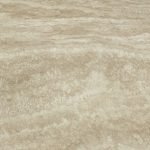 Tavolo fisso Sand con piano in ceramica beige opaco e struttura in metallo bianco