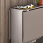 Tavolo pieghevole salvaspazio Artemio tortora