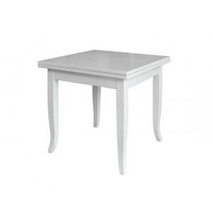 Tavolo quadrato allungabile Verona bianco 90x90