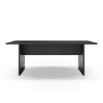 Tavolo rettangolare fisso Loana in nero 200x100x75 H cm.