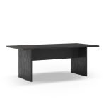 Tavolo rettangolare fisso Loana in nero 200x100x75 H cm.