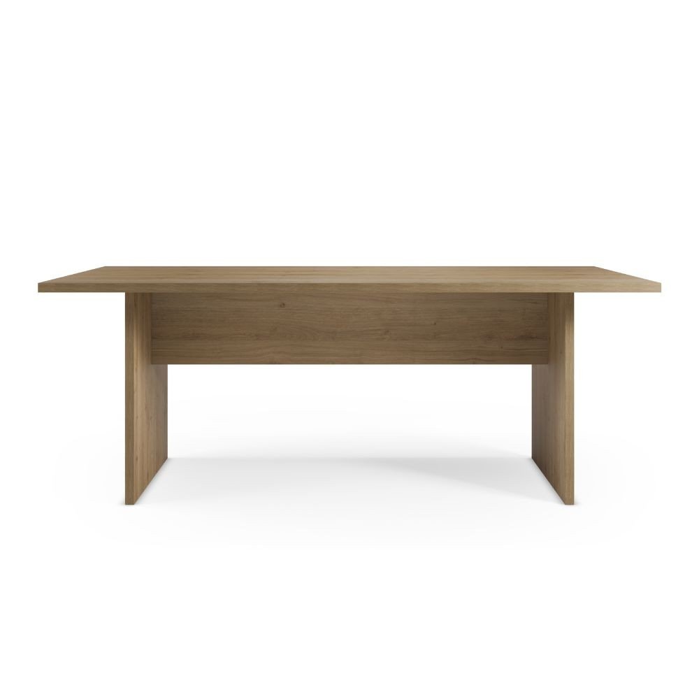 Tavolo rettangolare fisso Loana in rovere cadiz 200x100x75 H cm.