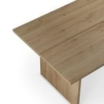 Tavolo rettangolare fisso Loana in rovere cadiz 200x100x75 H cm.