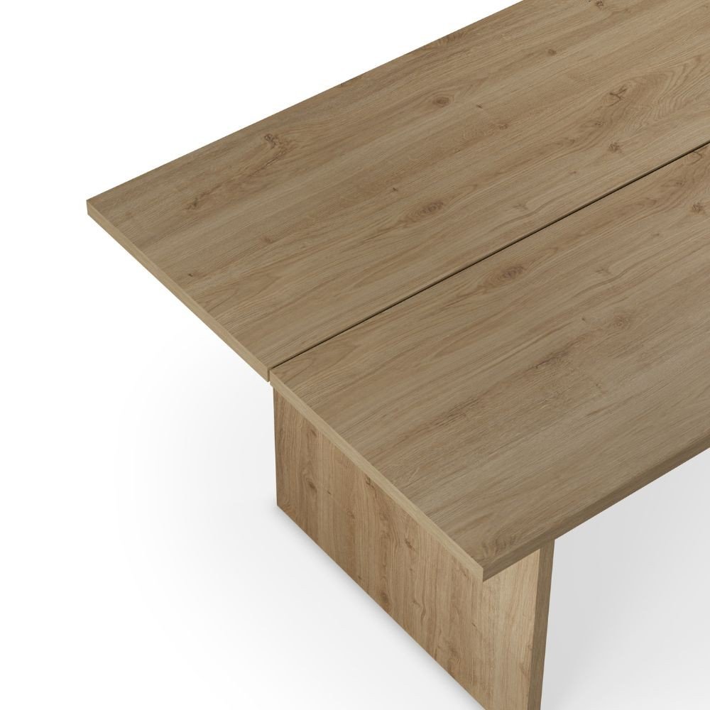 Tavolo rettangolare fisso Loana in rovere cadiz 200x100x75 H cm.