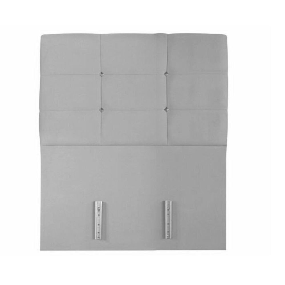Testiera letto Nova 90x8x110H cm. in ecopelle beige