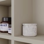 Toeletta da trucco Mup cashmere con vani a giorno
