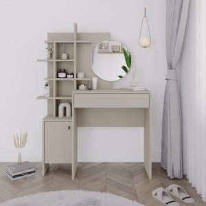 Toeletta da trucco Mup cashmere con vani a giorno