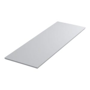 Top appoggio per mobile bagno colore bianco lucido 100x46x1.9 cm.