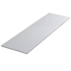 Top appoggio per mobile bagno colore bianco lucido 120x46x1.9 cm.