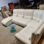 Divano In Pelle Primo Fiore Usato 480