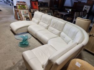 Divano In Pelle Primo Fiore Usato 480