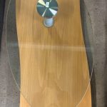 Tavolino in vetro Nuovo da esposizione 2336/U