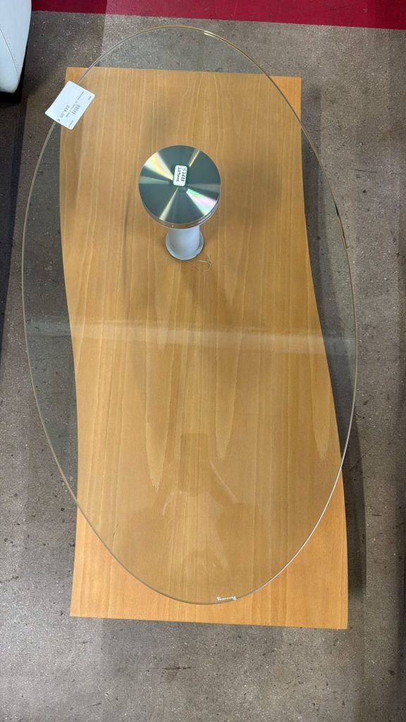 Tavolino in vetro Nuovo da esposizione 2336/U