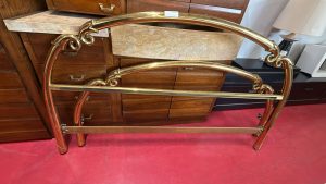 Letto Matrimoniale In Ottone Nuovo da esposizione 2344/U