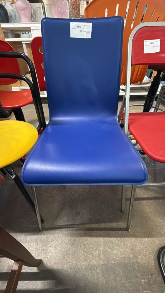 Sedia blu Usata 2364/U