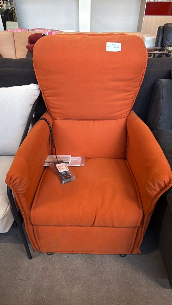 Poltrona Relax Pocket Arancio Nuovo da esposizione 2340/U