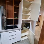 Cucina Lineare Bianca Con Elettrodomestici Usata 568