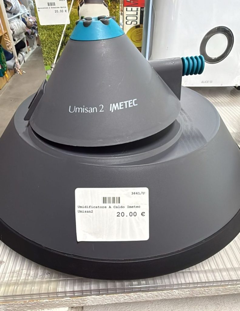 Umidificatore A Caldo Imetec Umisan2 Usato 2641/U