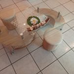 Tavolo Con Piano In Vetro Usato 650