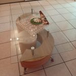 Tavolo Con Piano In Vetro Usato 650