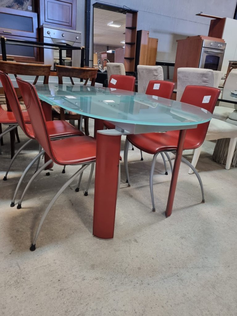 Tavolo in Vetro Allungabile Usato 621