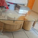 Tavolo Con Piano In Vetro Usato 650