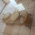 Tavolo Con Piano In Vetro Usato 650