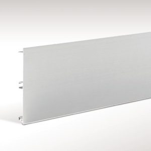 Zoccolo alluminio H15 barra 4 mtl ZOCCH15ALL