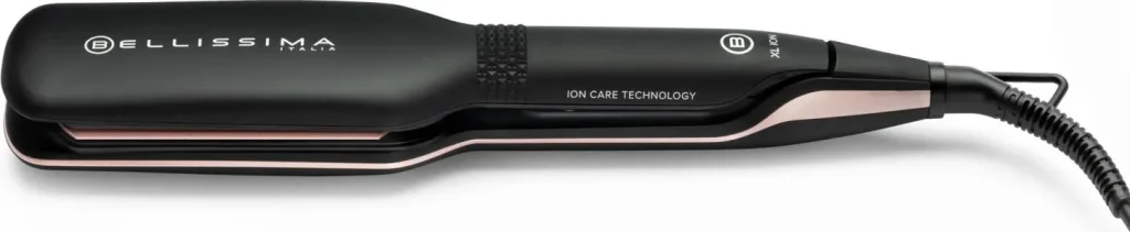 Bellissima Imetec Piastra per Capelli Potenza 67 Watt Lunghezza Cavo 1,8 m colore Nero e Rosa - 11878