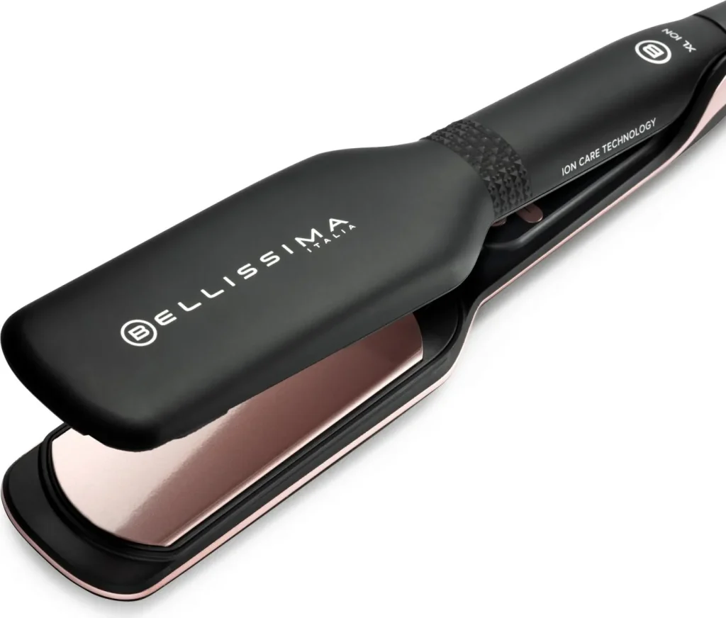 Bellissima Imetec Piastra per Capelli Potenza 67 Watt Lunghezza Cavo 1,8 m colore Nero e Rosa - 11878