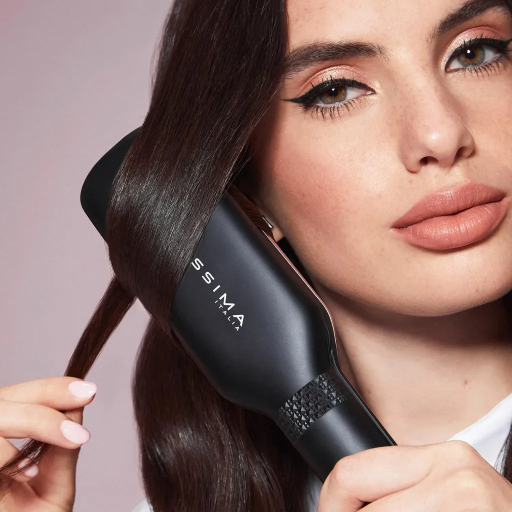 Bellissima Imetec Piastra per Capelli Potenza 67 Watt Lunghezza Cavo 1,8 m colore Nero e Rosa - 11878