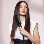 Bellissima Imetec Piastra per Capelli Potenza 67 Watt Lunghezza Cavo 1,8 m colore Nero e Rosa - 11878