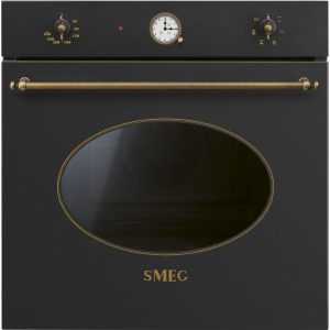 Forno Elettrico da Incasso Smeg Ventilato Multifunzione con Grill 70 Litri 60 cm Classe A colore Antracite - SF68C1AO